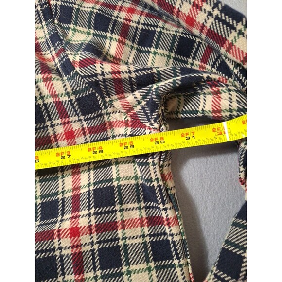 Abercrombie & Fitch Heavy Flannel Mens XXL Nova Check Plaid Shacket Relaxed EUC - Picture 9 of 9